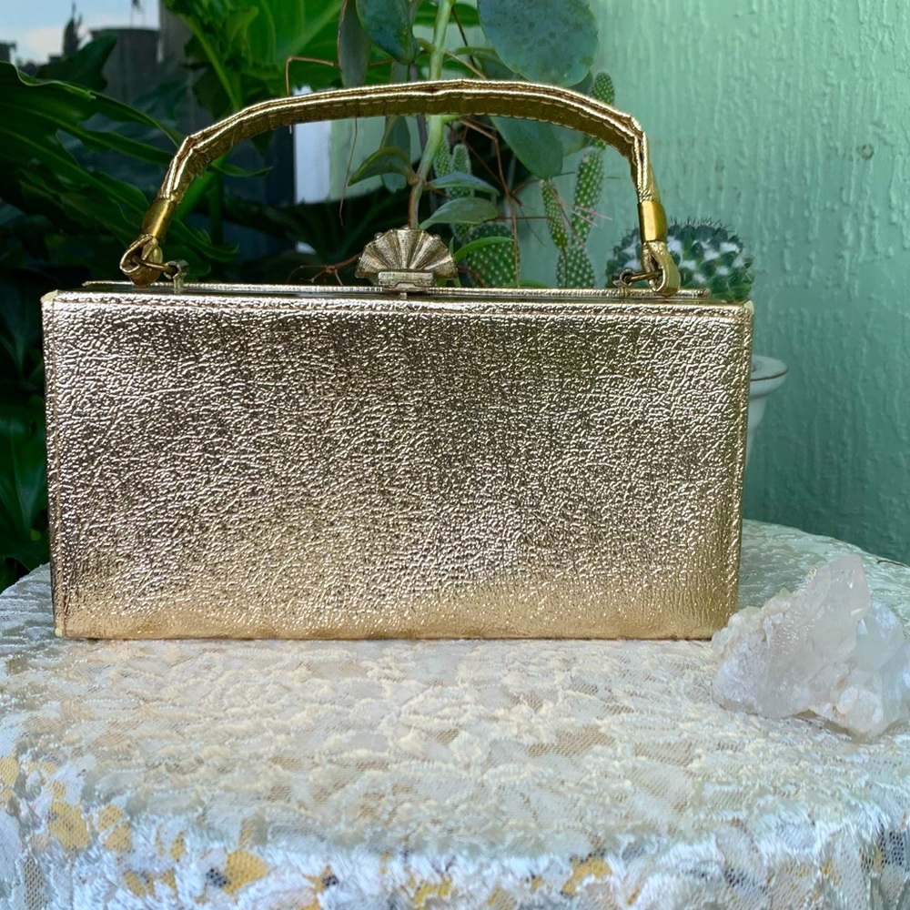 Gold vintage purse